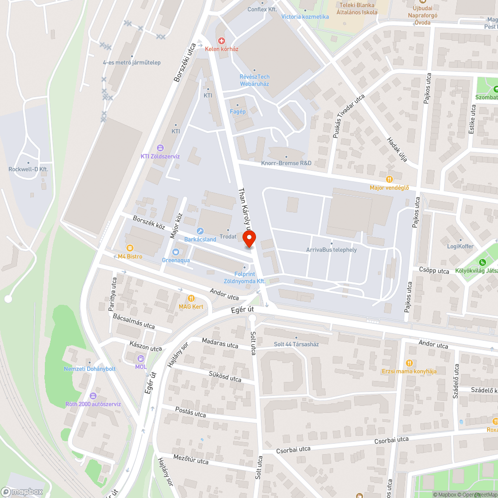 Elkerített, parkolónak használt járda bejelentés helye