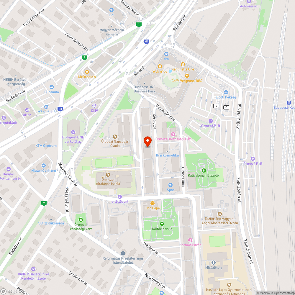 Kátyúk az útok bejelentés helye