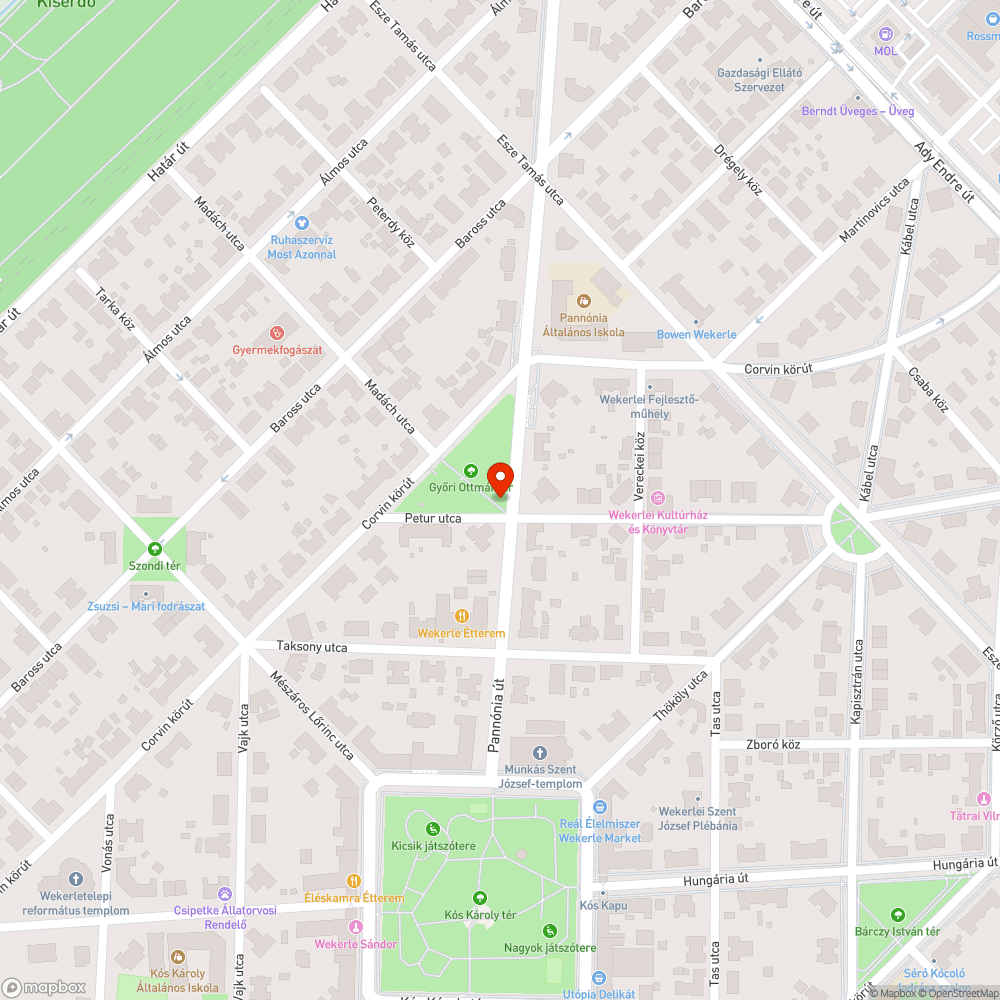 Hiányzó tábla bejelentés helye