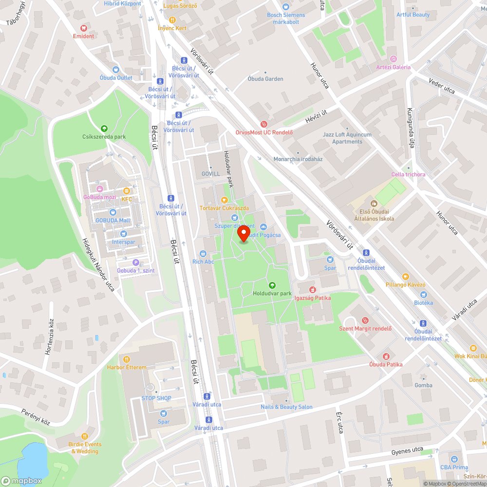 Terített asztal bejelentés helye