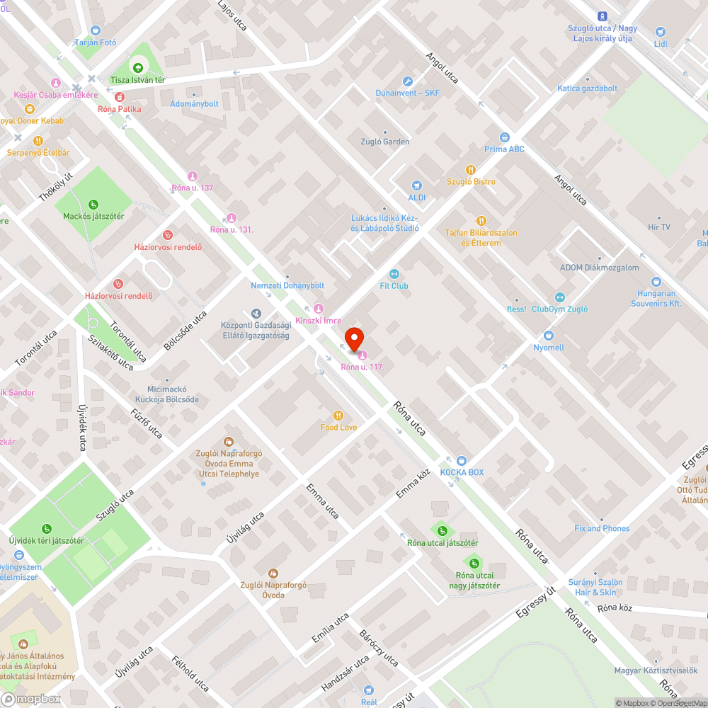 Leszakadt tűzoltó vízforrás-jelző tábla bejelentés helye