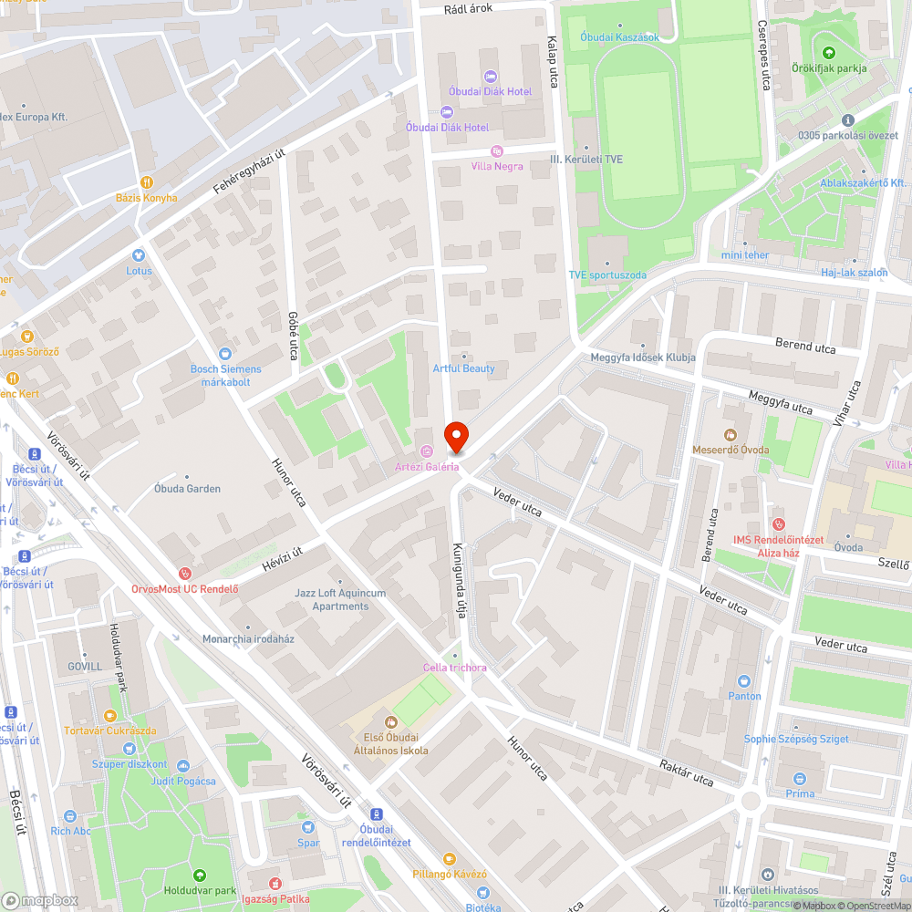 Gyalogos infrastruktúra hiánya bejelentés helye