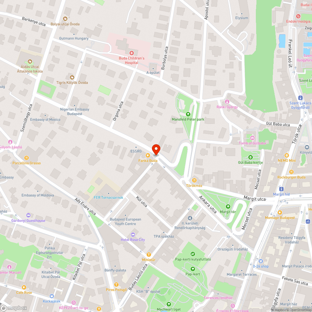 Vadparkolás/gyalogátkelés bejelentés helye