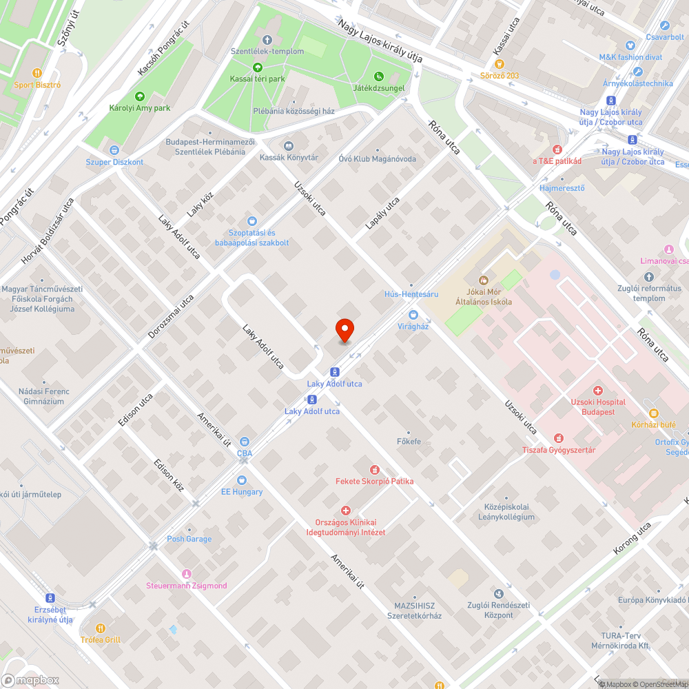 Élhetetlenné vált Erzsébet királyné útja szakasz bejelentés helye