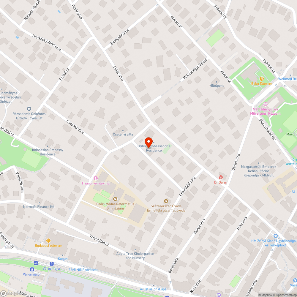 Járda kátyú bejelentés helye