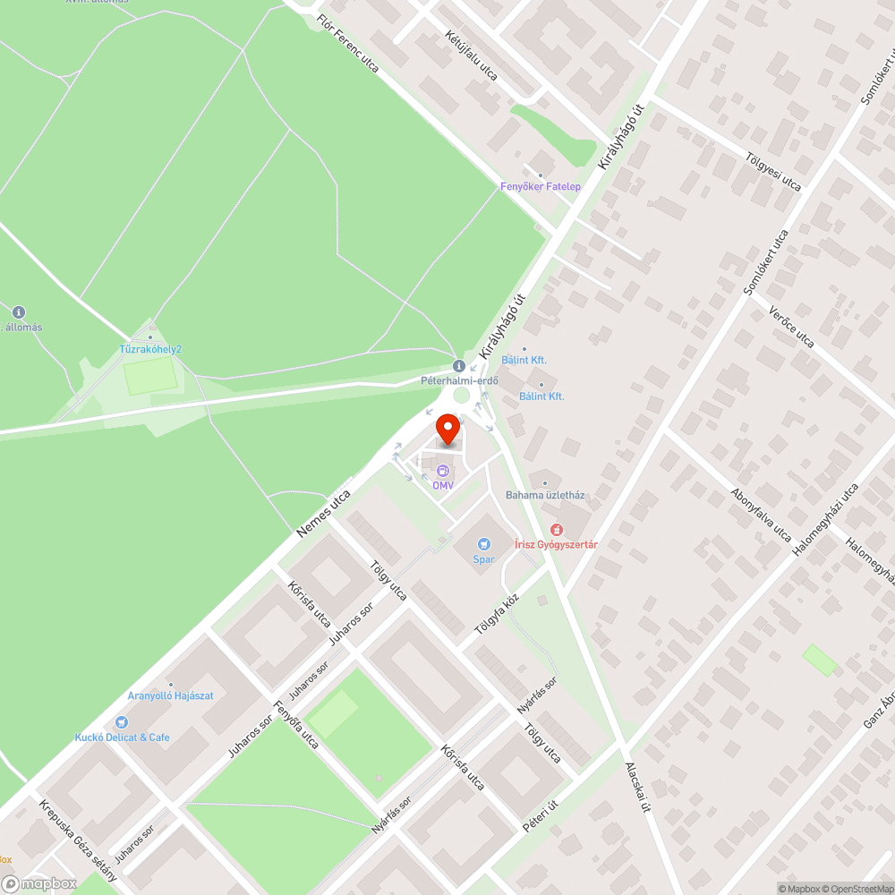 Csattogó vasfedél bejelentés helye