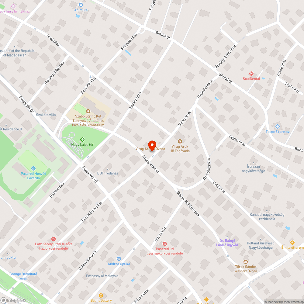 Sötétség bejelentés helye