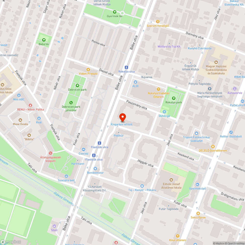 Parkolónak használt járda bejelentés helye