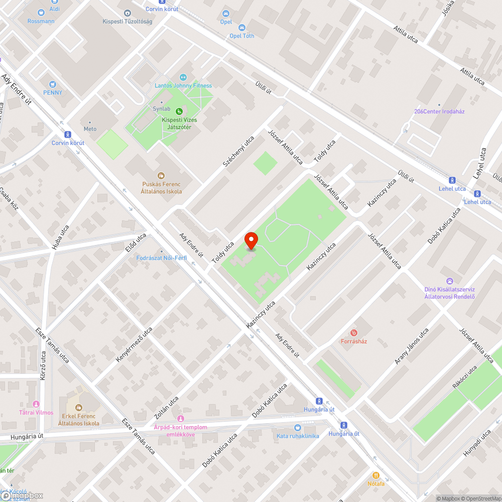 Erkély alatt szemét bejelentés helye