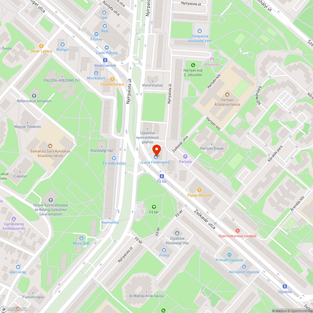 Rács bejelentés helye