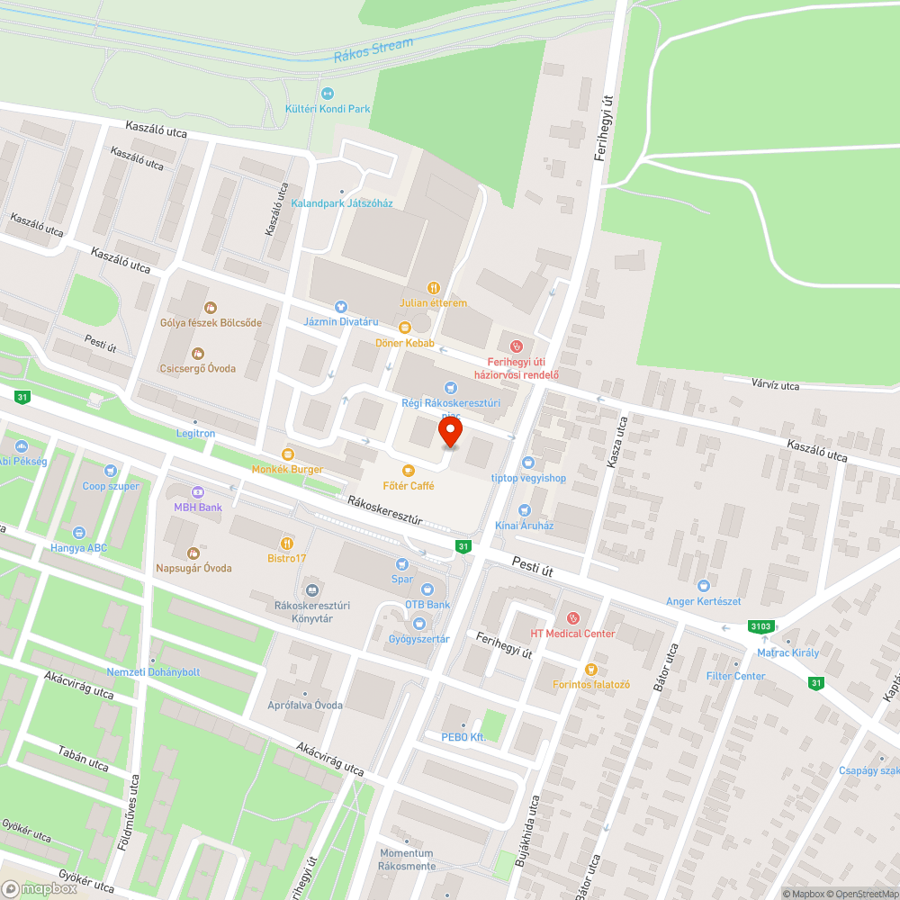 Térkő bejelentés helye