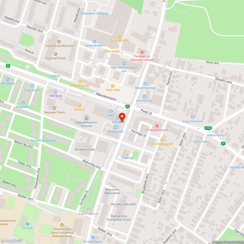 Szemetes bokrok bejelentés helye