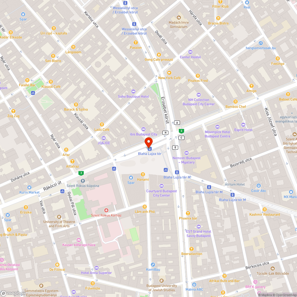 Fedlap a Blahán bejelentés helye