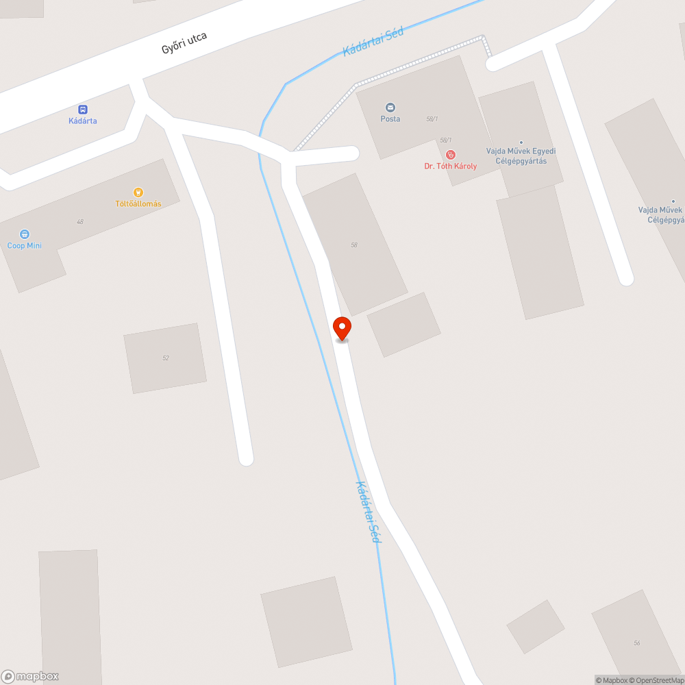 Sár bejelentés helye