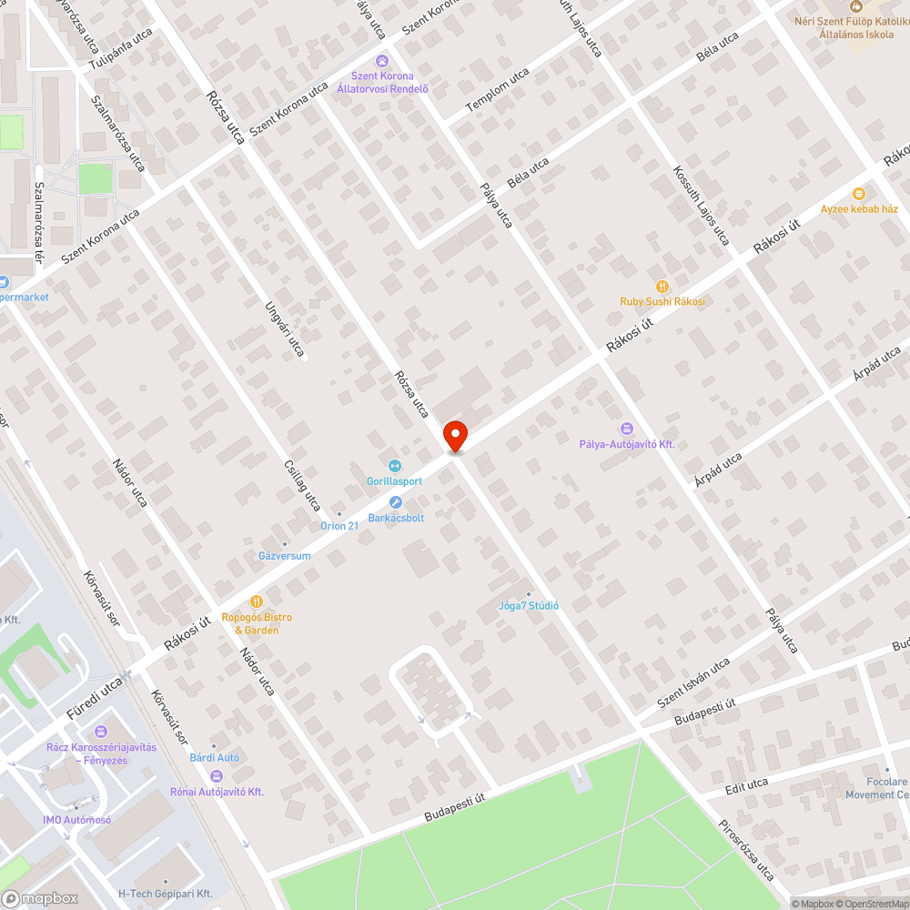 Tönkretett fa bejelentés helye