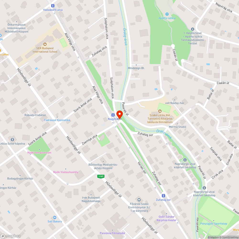 Közlekedési tükör bejelentés helye