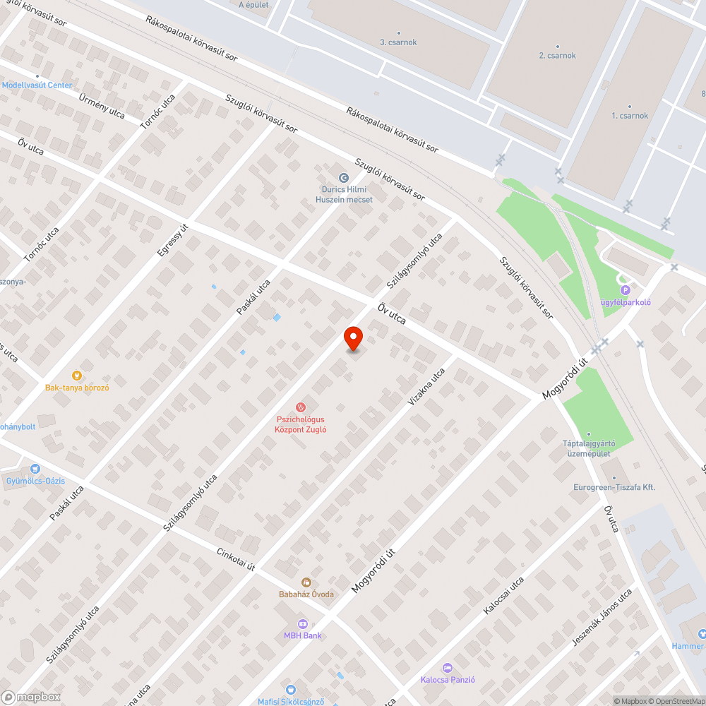 Kátyúk bejelentés helye