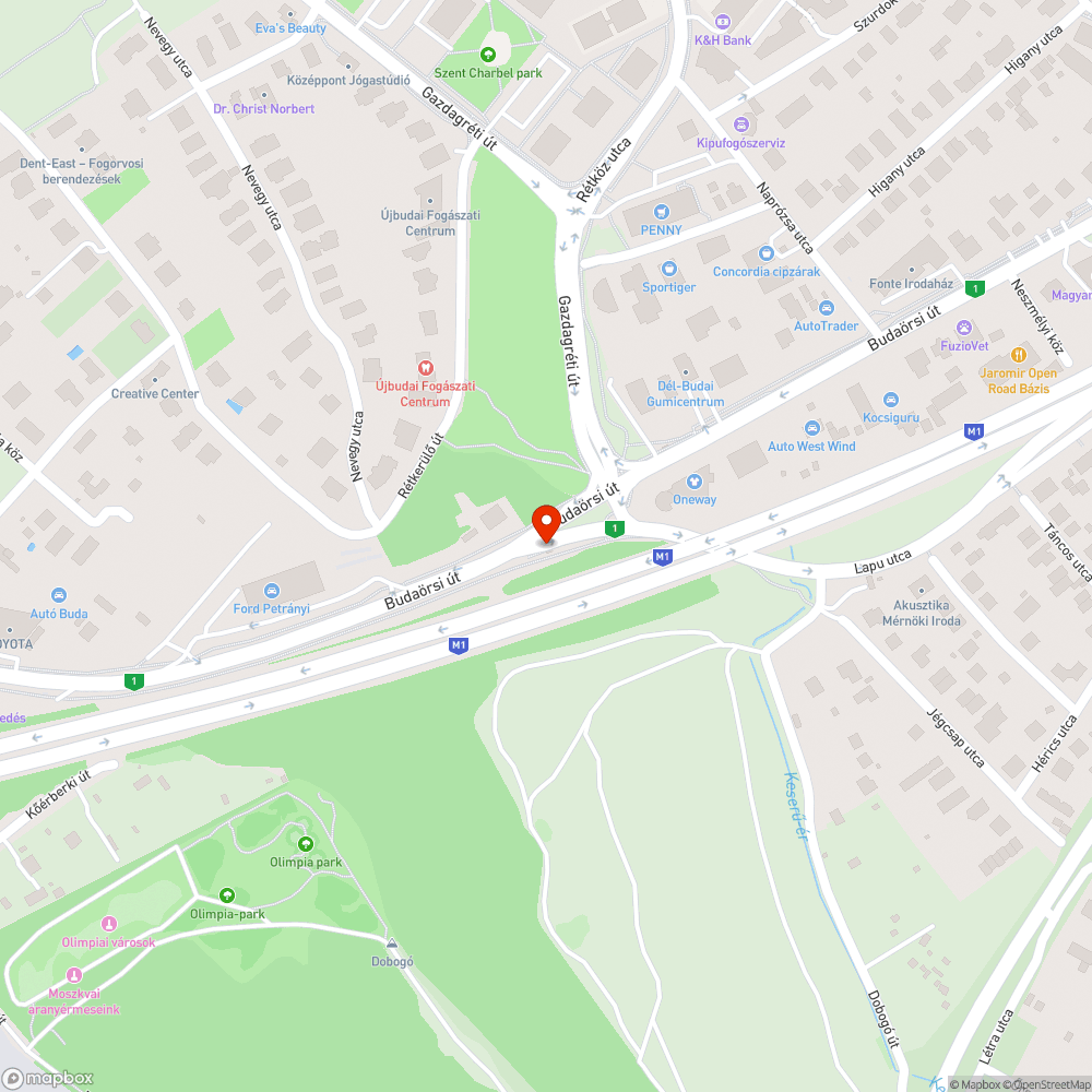 Betonlábak bejelentés helye