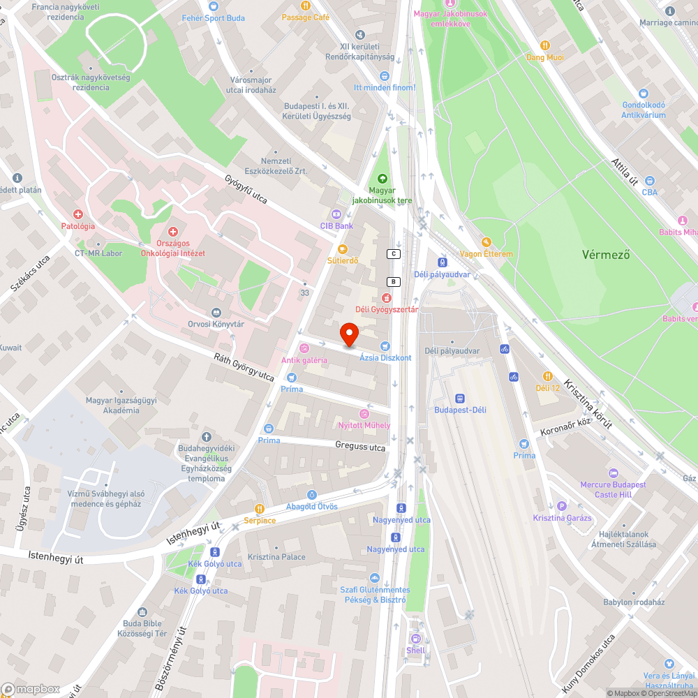 Sérült keret bejelentés helye