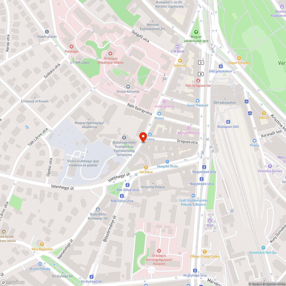 Billegő fedél bejelentés helye