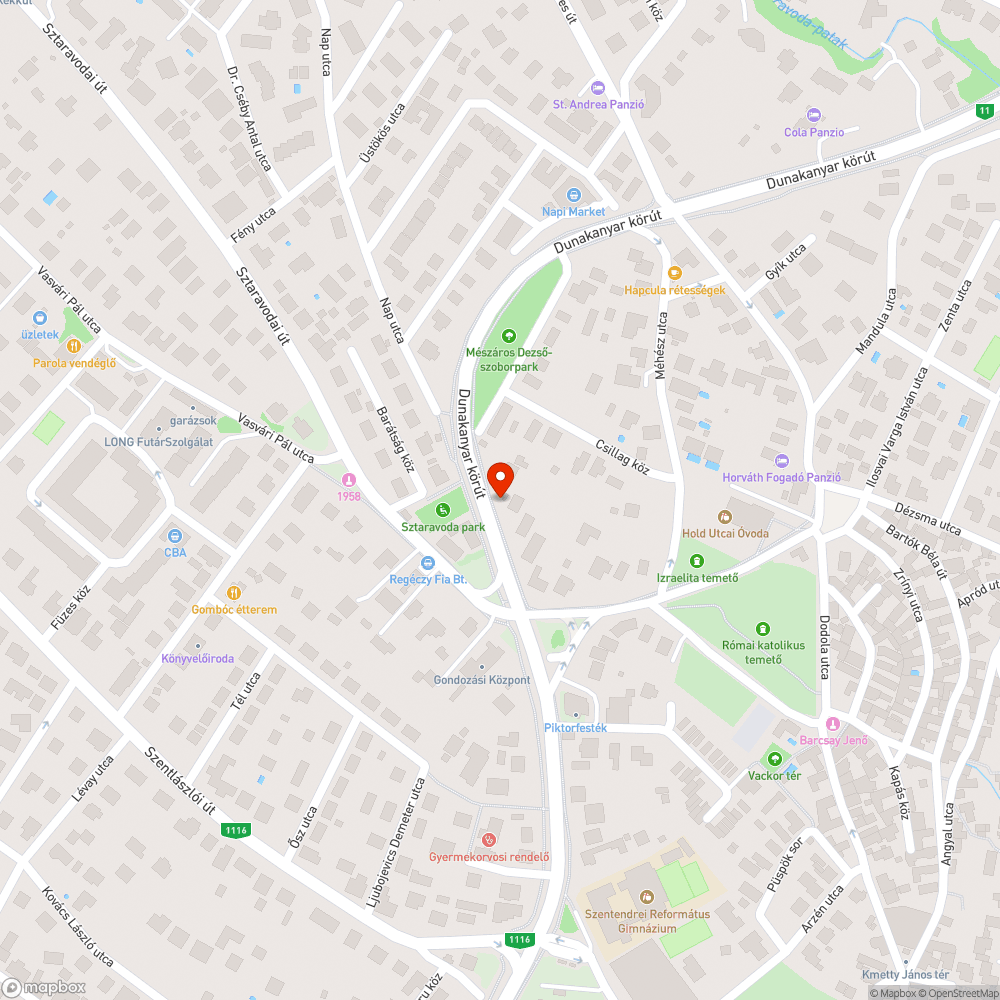 Villogó közvilágítás bejelentés helye