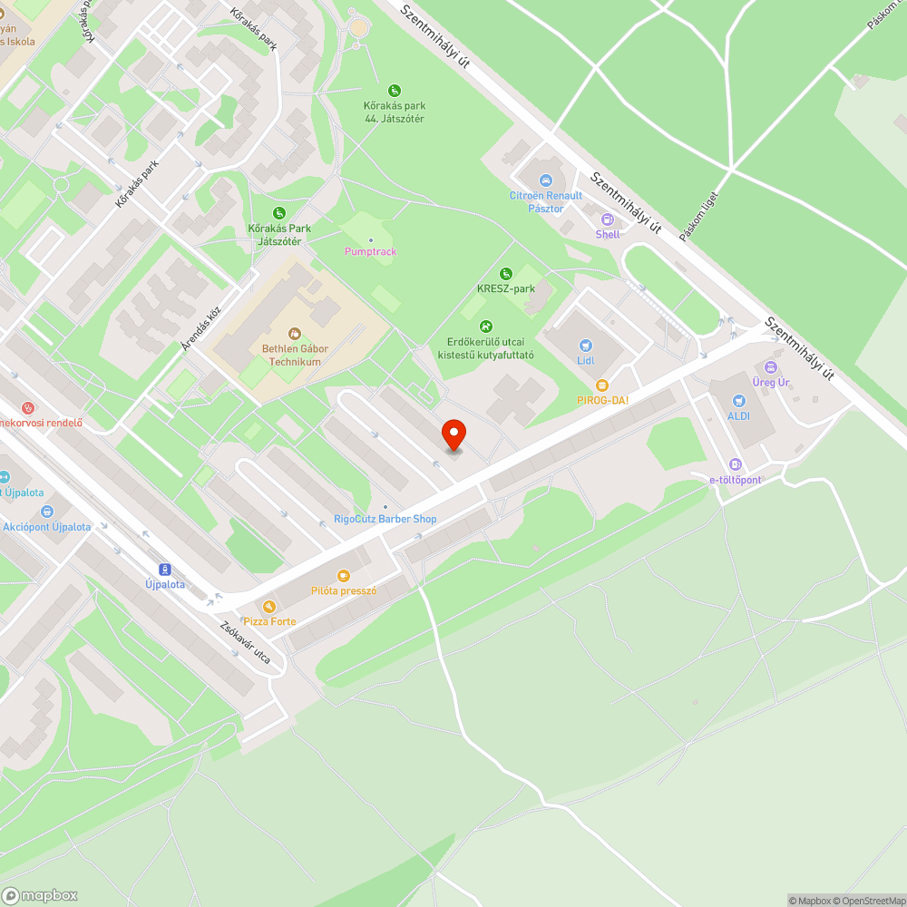 Elhagyott Peugeot 307 bejelentés helye