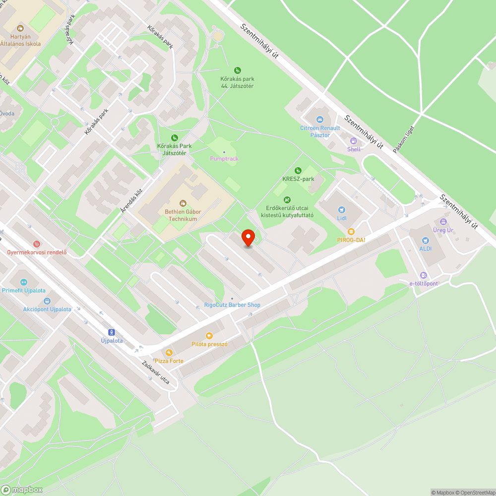 Elhagyott Toyota Carina bejelentés helye