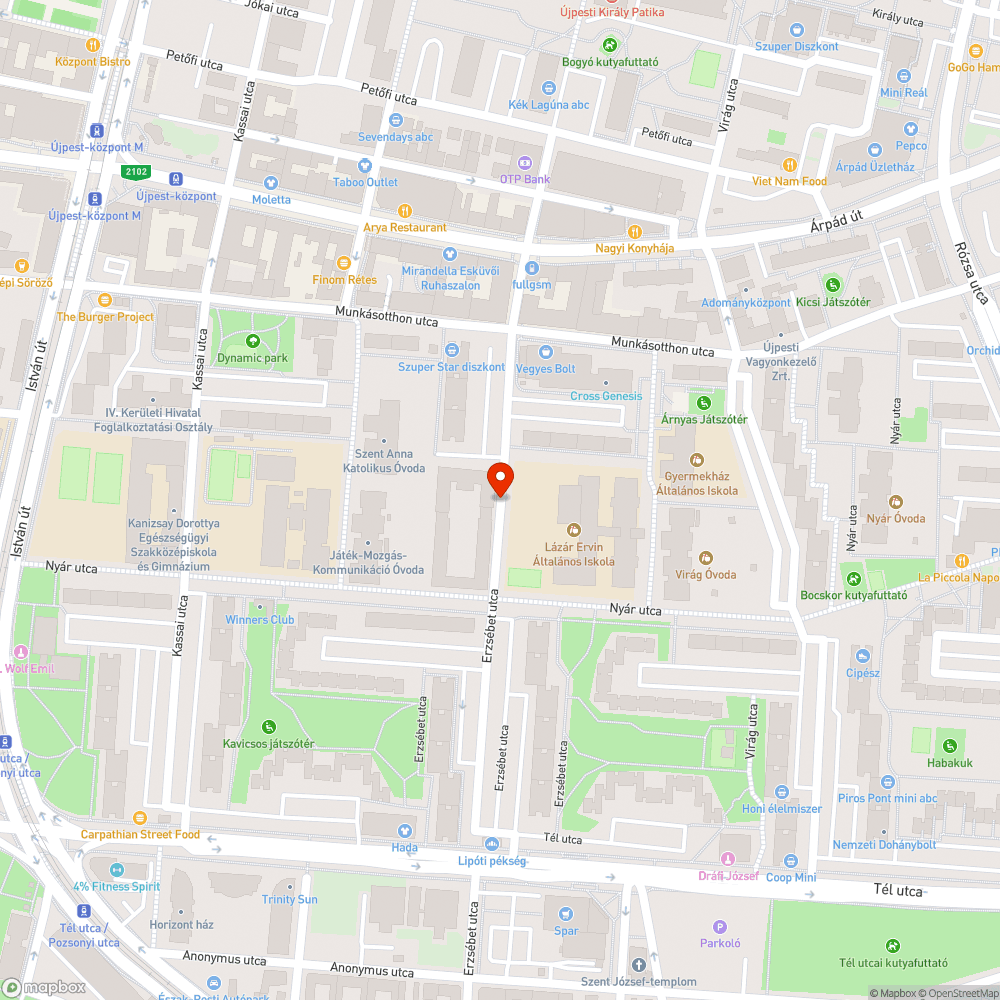 Szabálytalanul parkol bejelentés helye