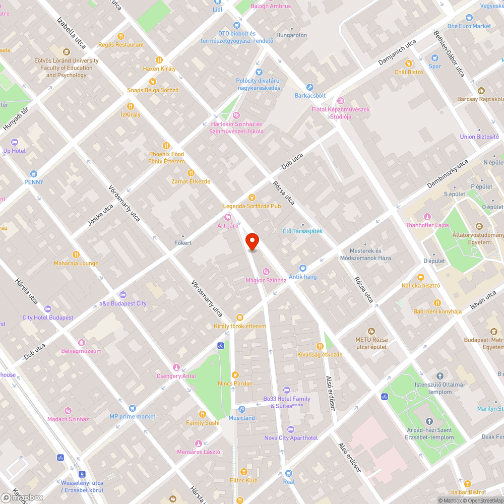 A Rejtő Jenő utca forgalma bejelentés helye