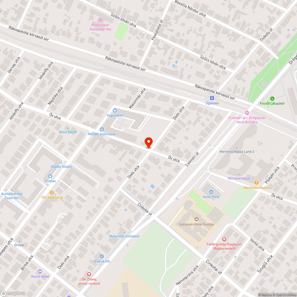 Elhagyott, rosszul parkoló autó bejelentés helye