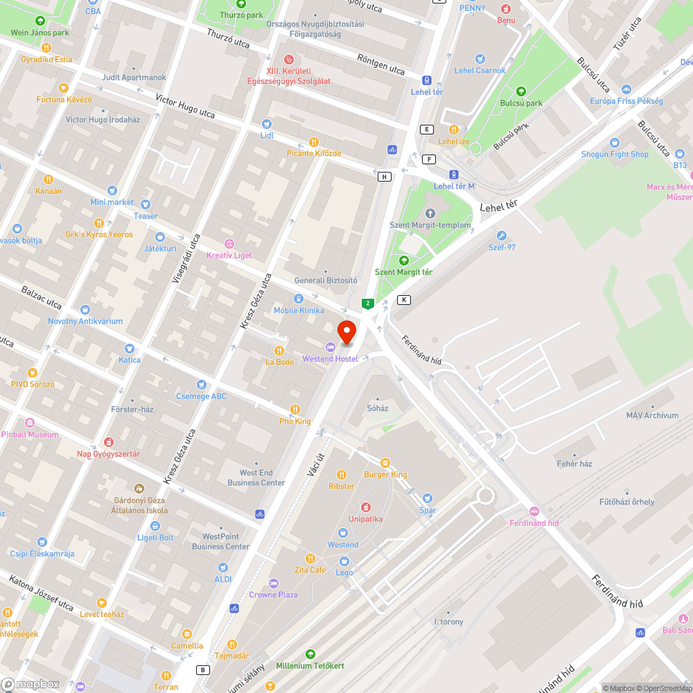 Megdőlt oszlop bejelentés helye