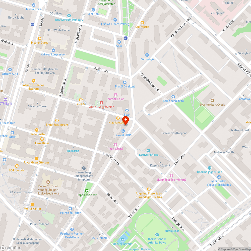 Megsüllyedt fedlap bejelentés helye