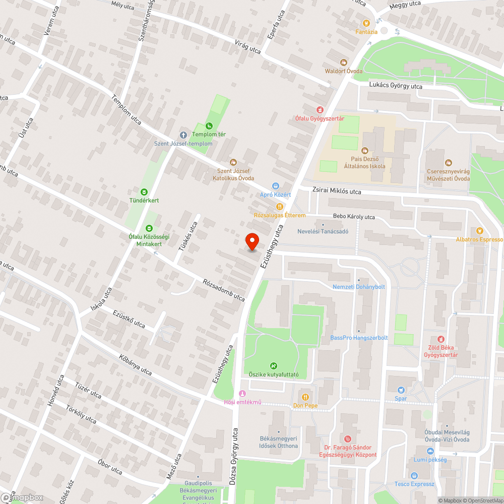 Kidőlt jelzőtáblaoszlop bejelentés helye