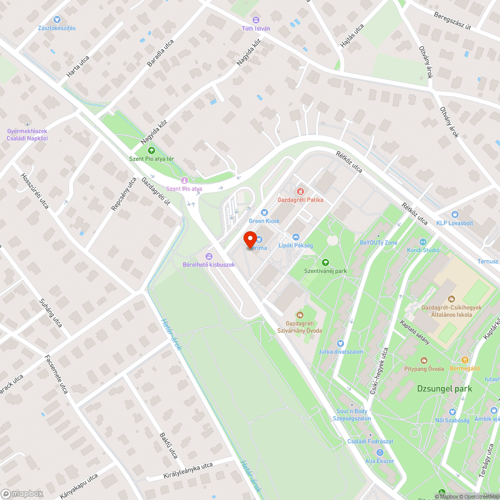 Teherautók széttúrják a parkot Gazdagréten bejelentés helye