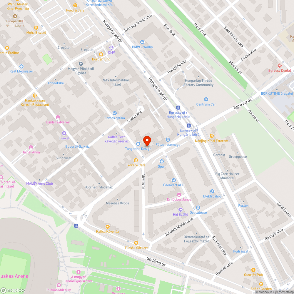 Utcatábla pótlása az Egressy út és a Gizella út sarkán bejelentés helye