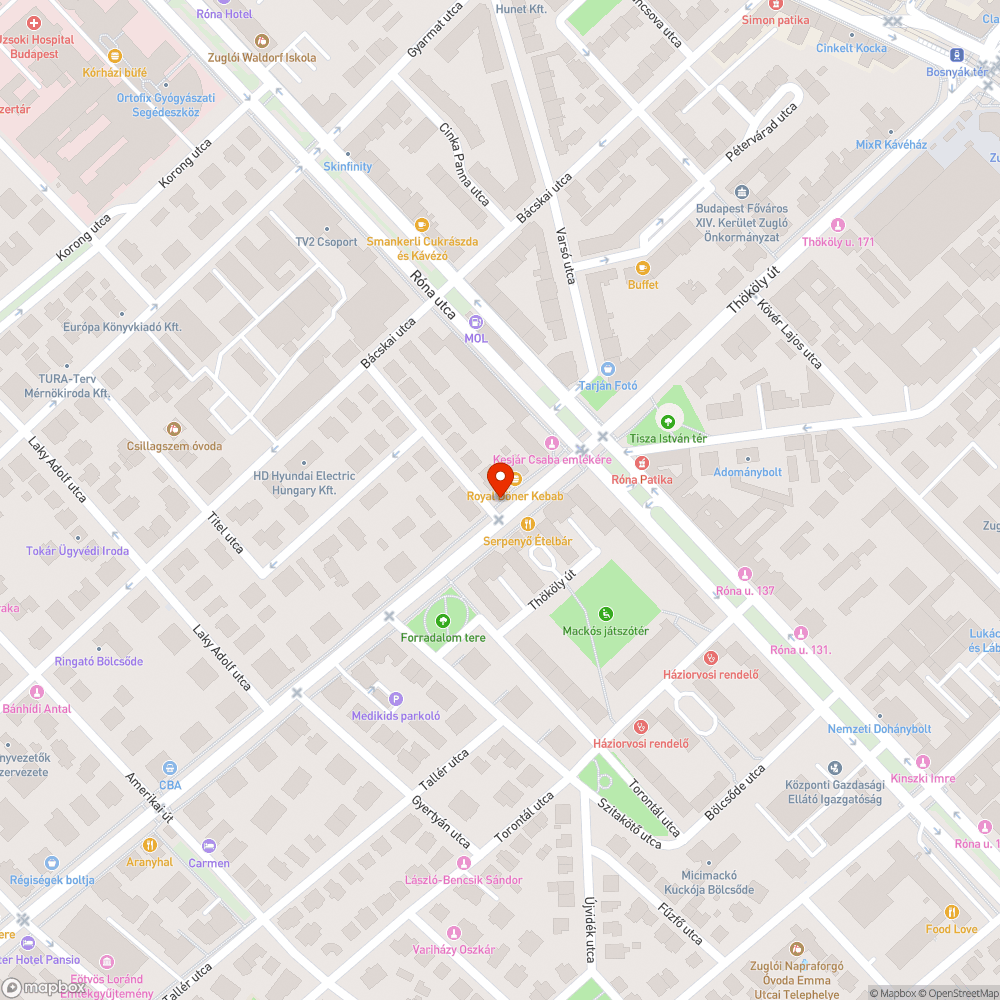 Balesetveszélyes fedlap Thököly út 146b címnél bejelentés helye