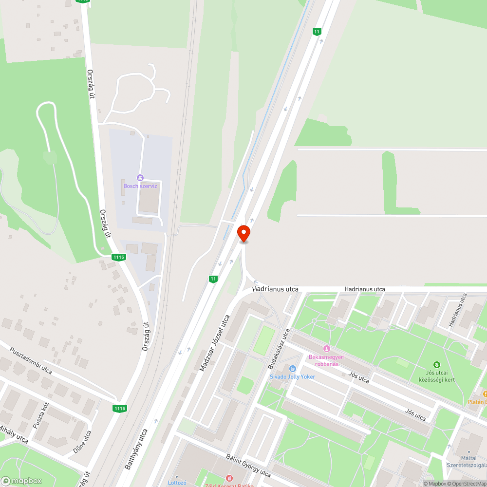 Elnézhető forgalom irányító bejelentés helye