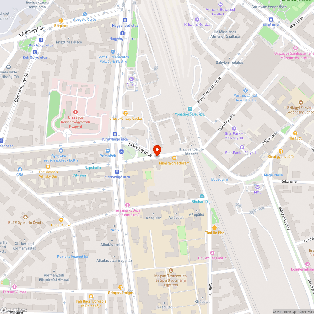 Kidőlt jelzőtábla bejelentés helye