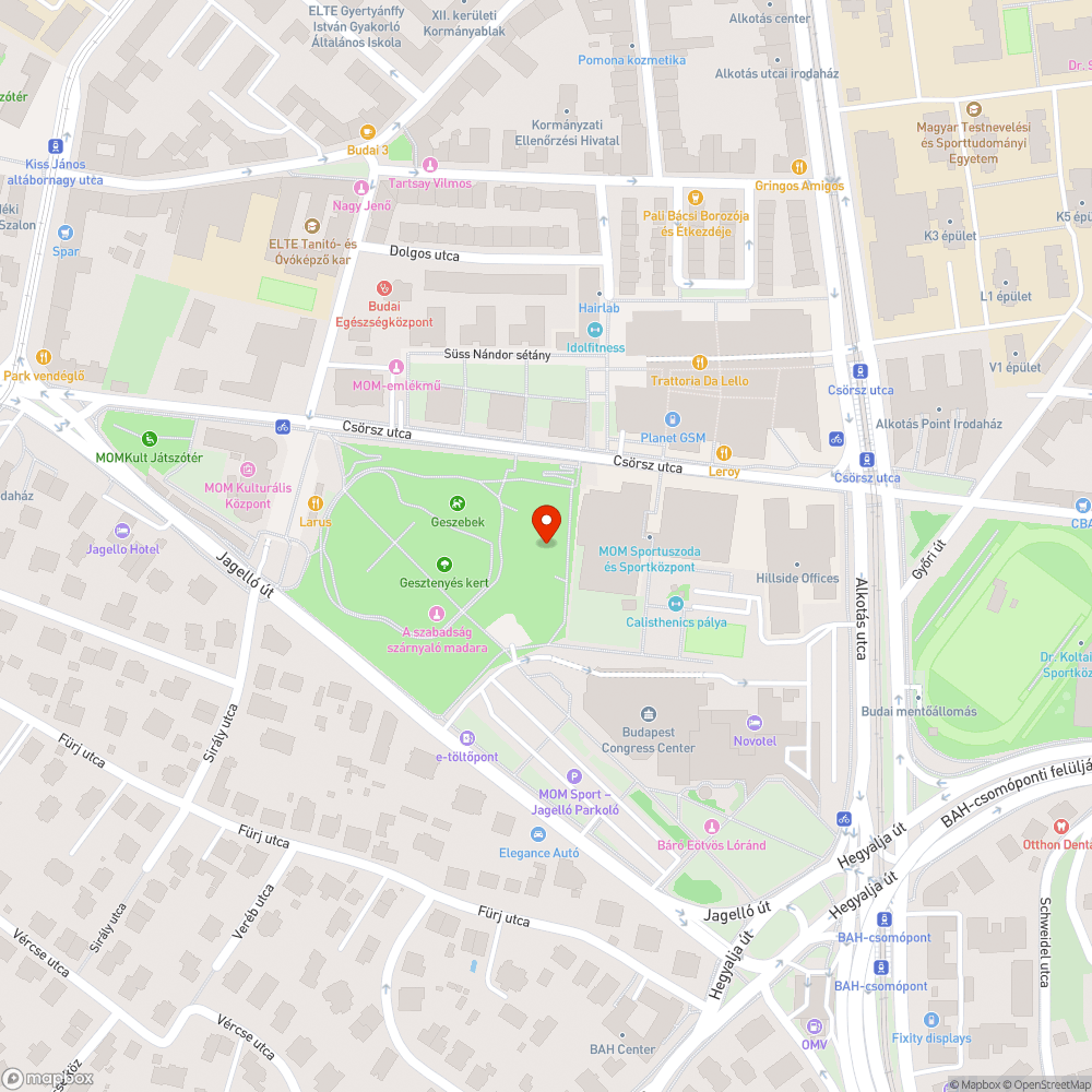 Gesztenyés játszótér mászókája bejelentés helye