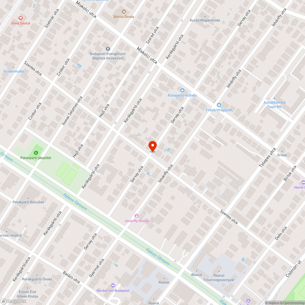 Elhagyott roncs autó bejelentés helye