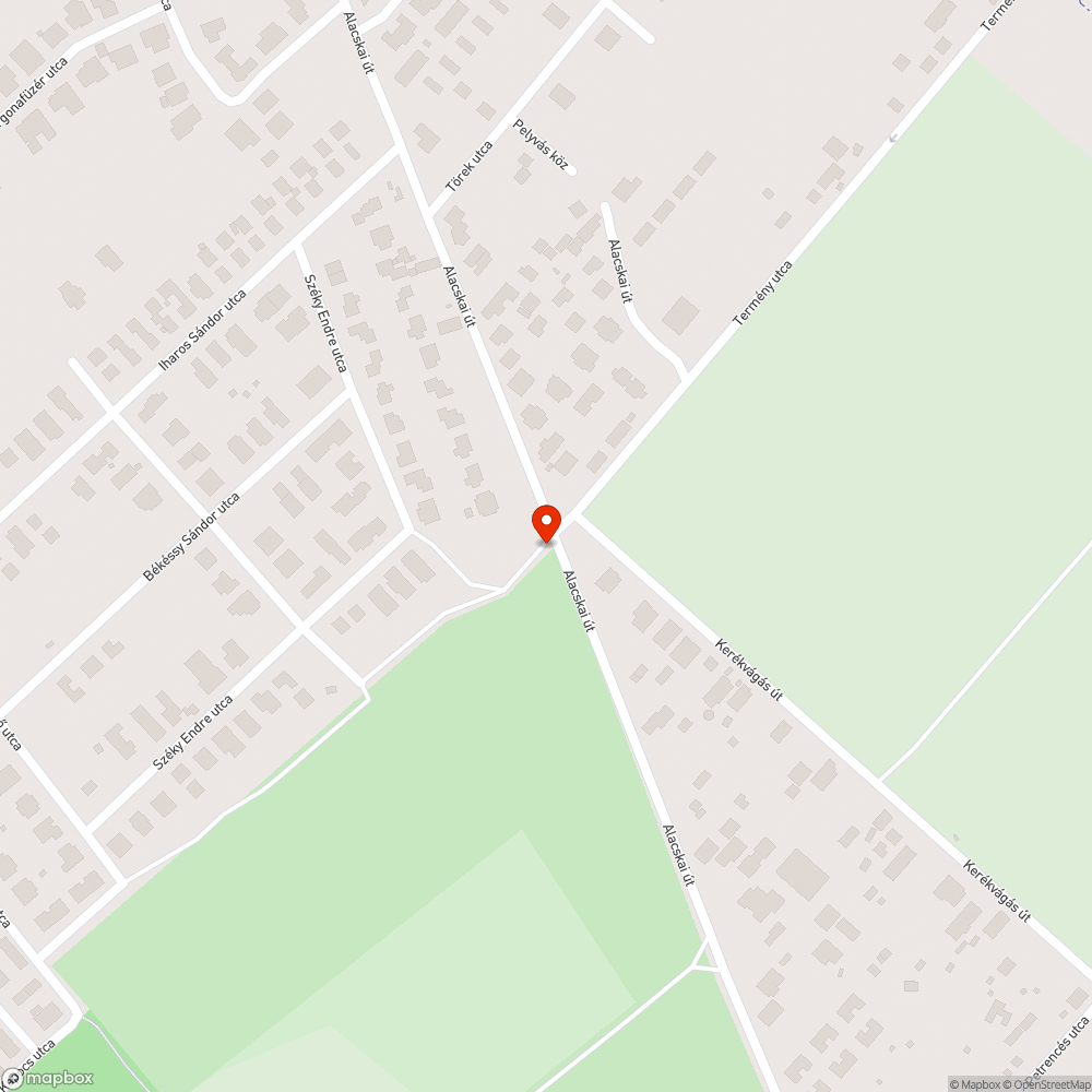 Szemét az út mentén bejelentés helye