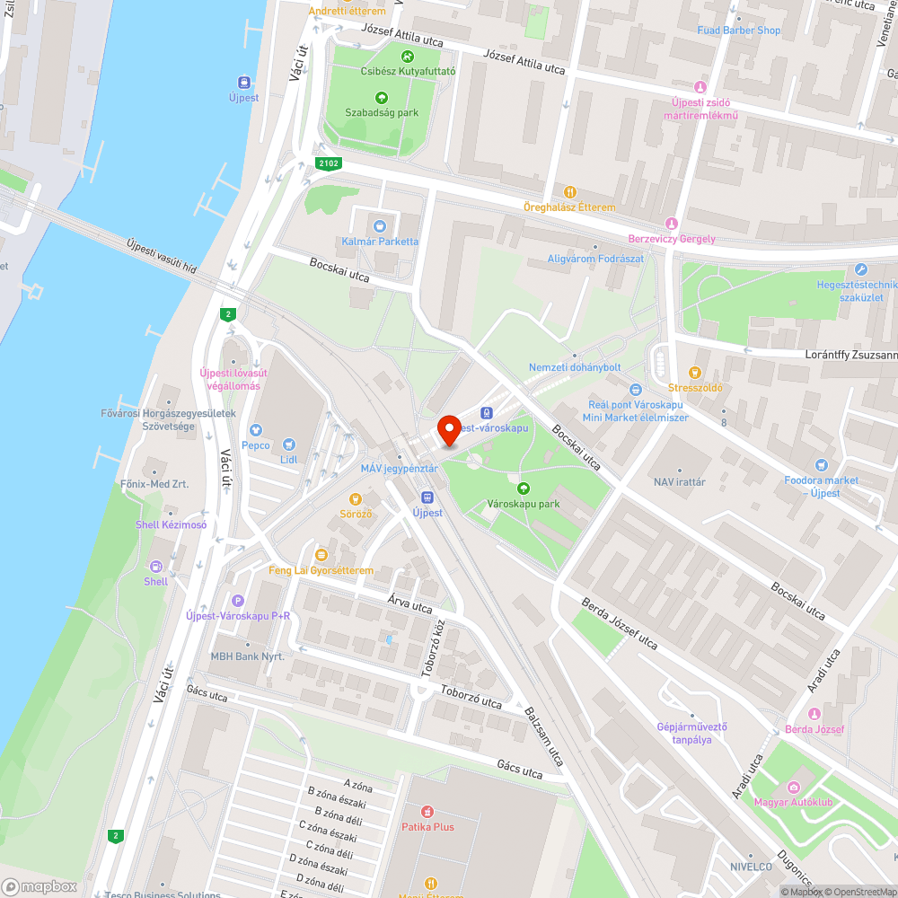 Graffitis postaláda bejelentés helye