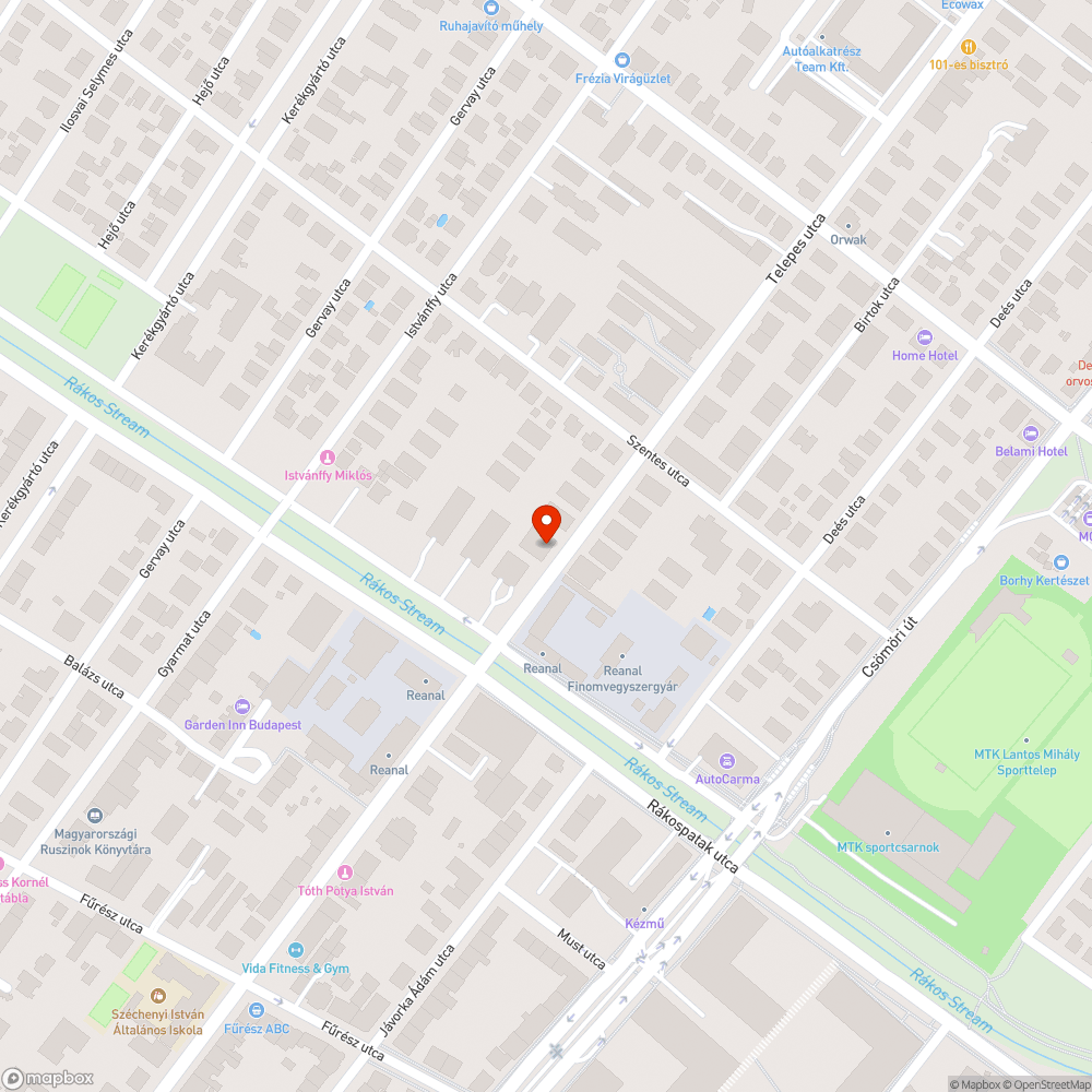 Parkolás bejelentés helye