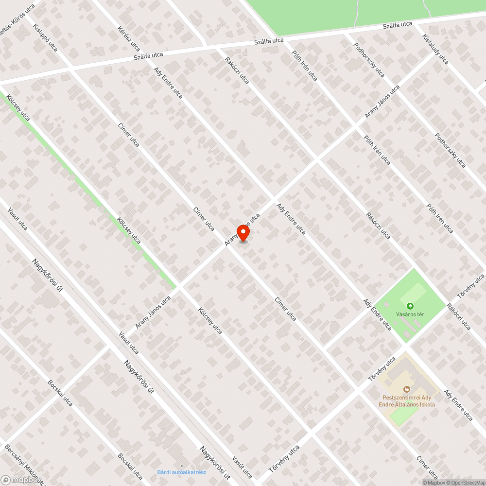 Utcatáblák bejelentés helye