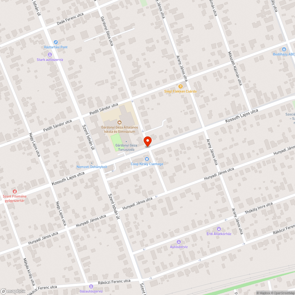 Széteső tábla bejelentés helye