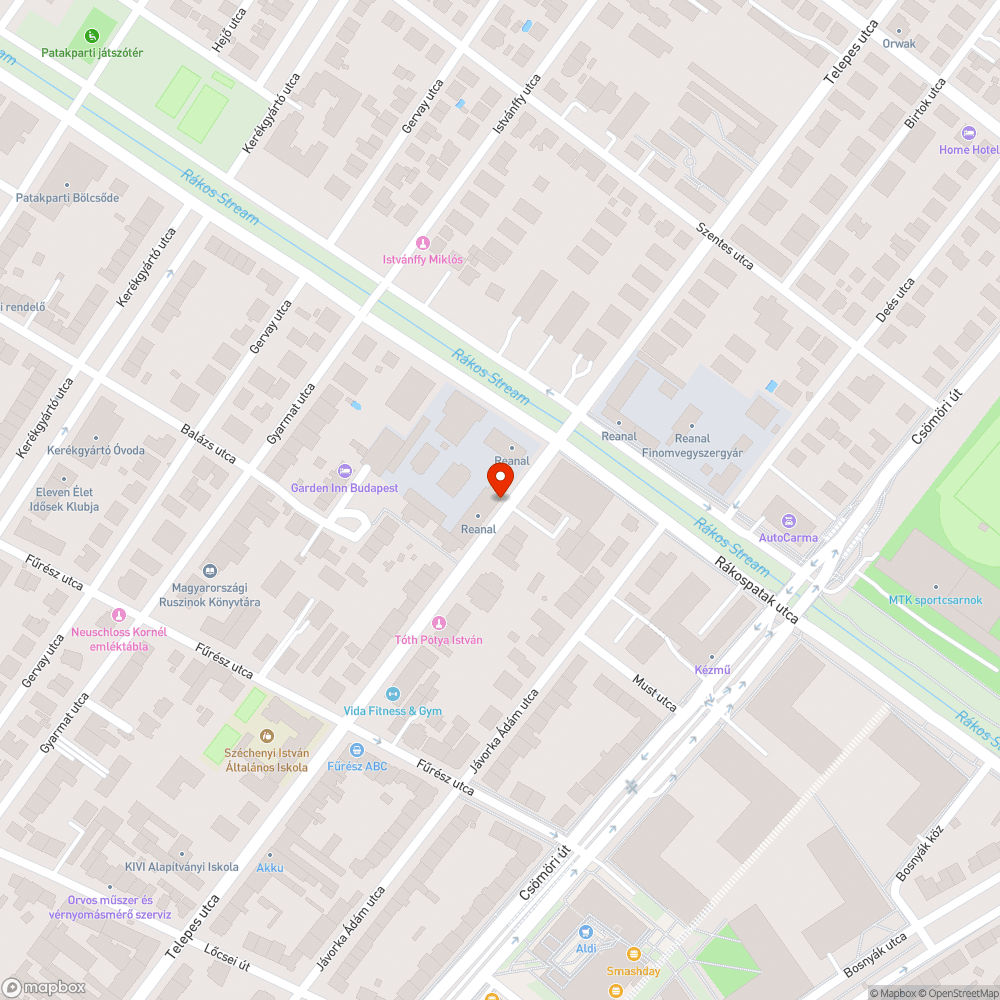 Parkolás bejelentés helye