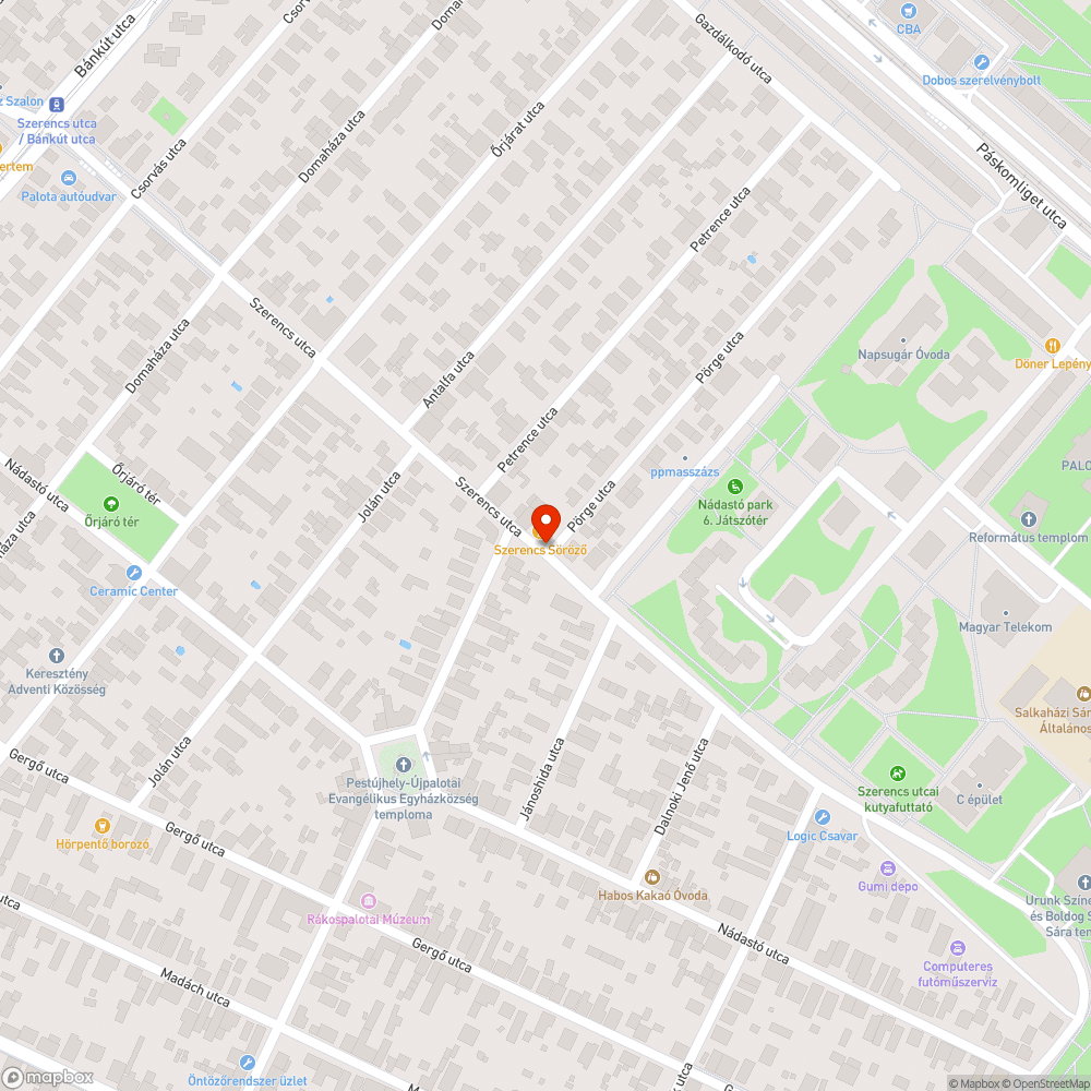 Elhagyatottan parkol bejelentés helye