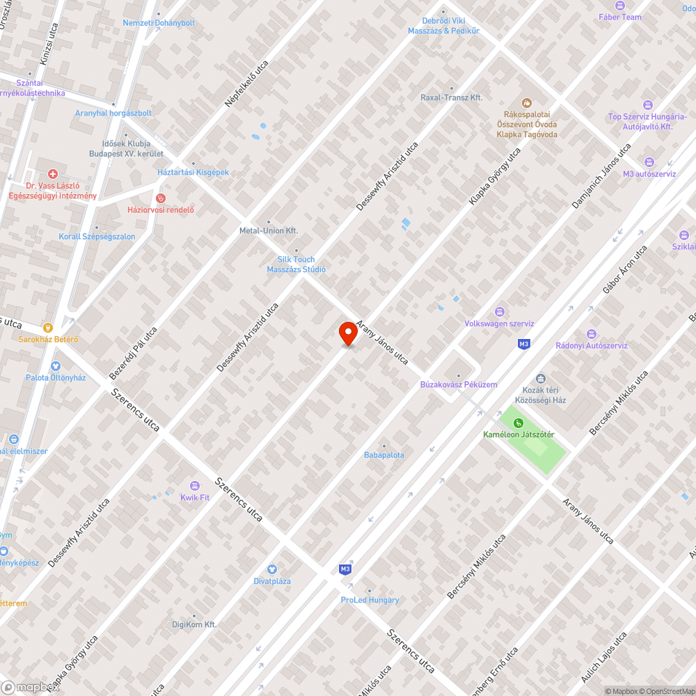 Buszmegálló bejelentés helye