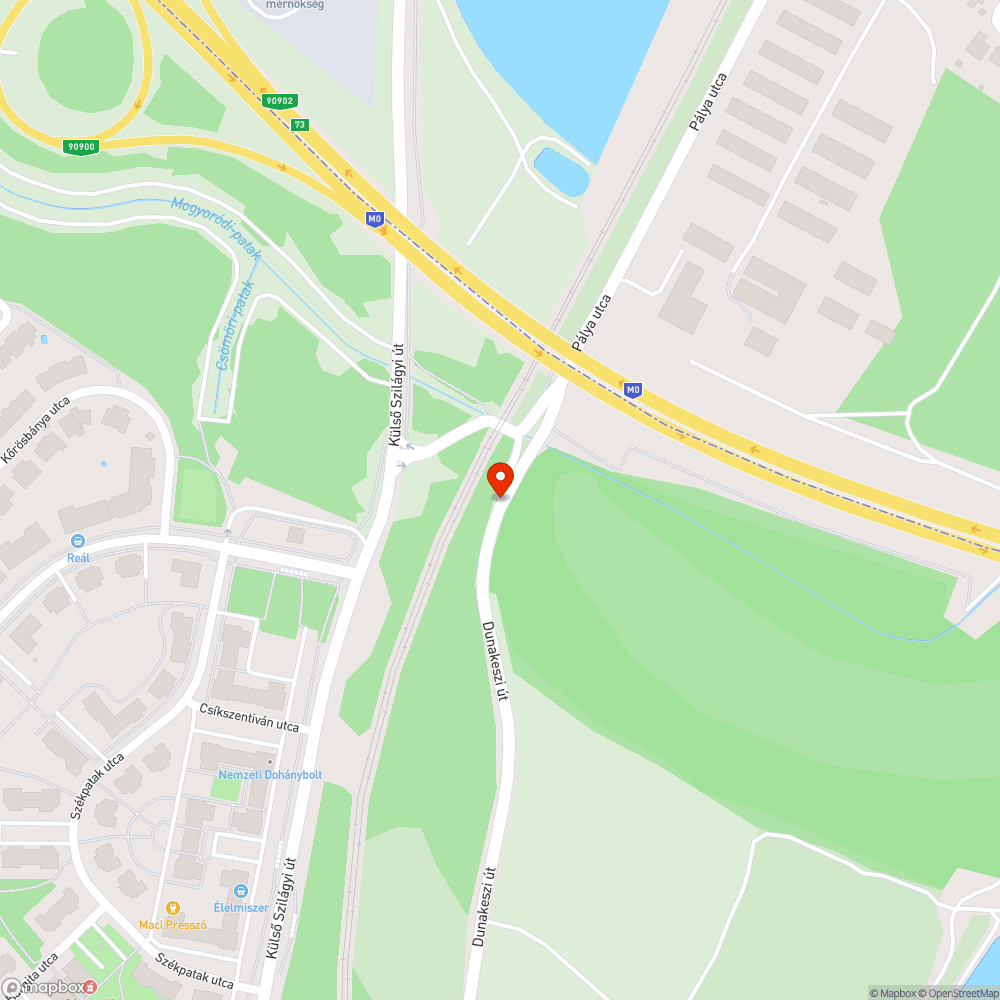 Növényzet által takart KRESZ tábla bejelentés helye