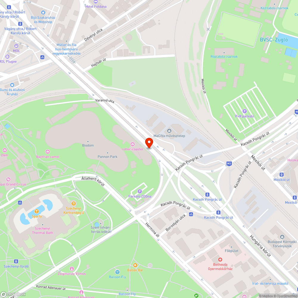 Szemetes, poros járda bejelentés helye